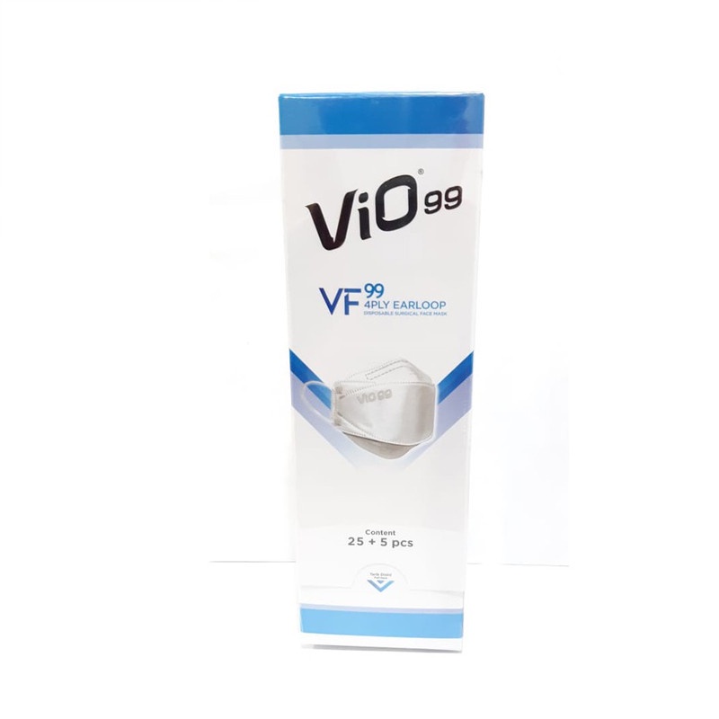 Vio99 Vf99 Mask 4Ply Earloop 30Pcs