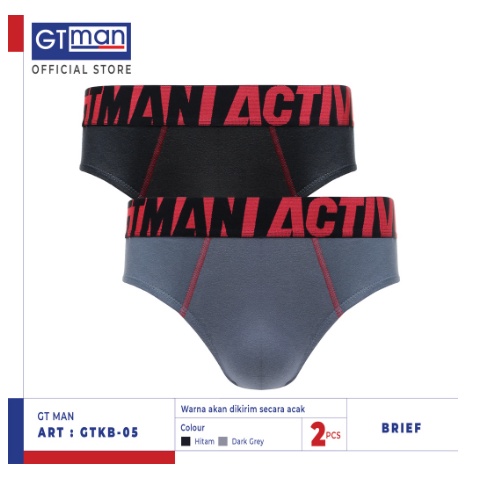 2 Pcs Celana Pria Gt Man  Mini Brief  GTKB05