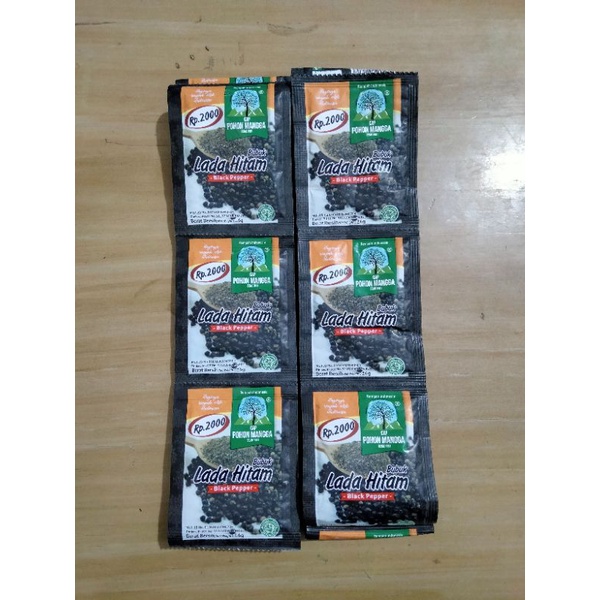 

bumbu masak instan lada hitam renteng isi 12