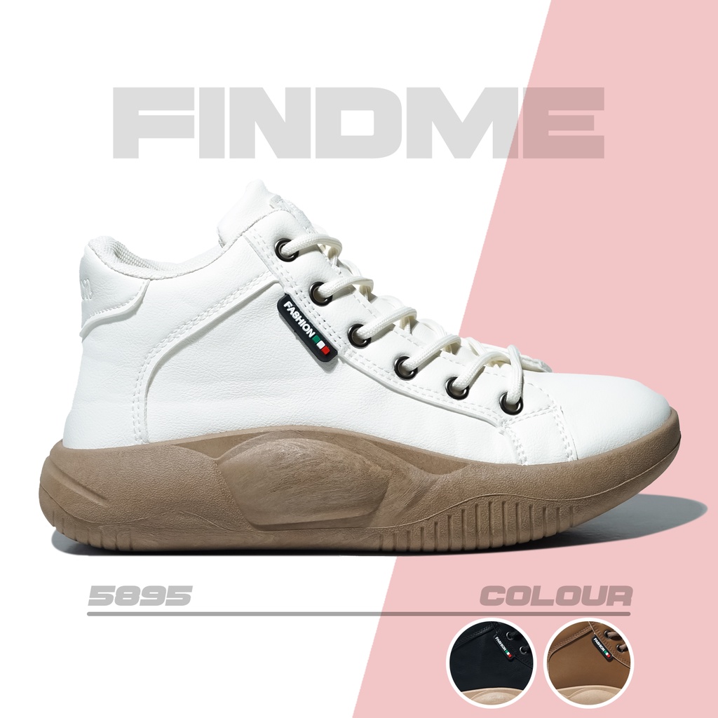 SNEAKERS WANITA DESAIN MINIMALIS COMFY OOTD HANGOUT BARENG BESTI MU BAHAN PU IMPORT 5895