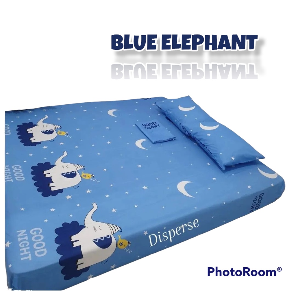 Sprei Blue Elephant single bed