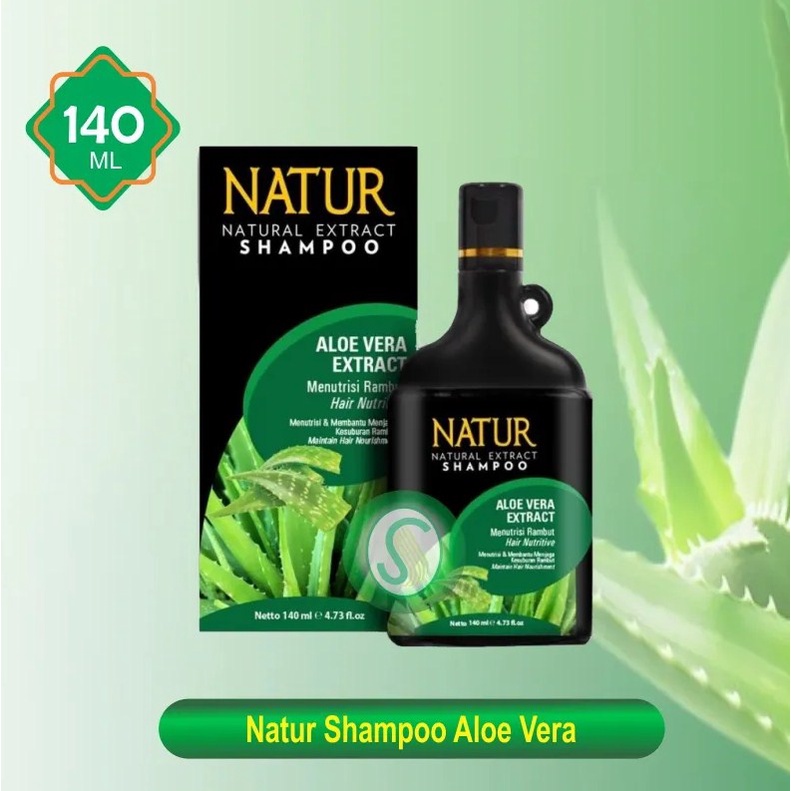 Promo Natur Shampoo Aloe Vera 140 ml + 80 ml beli 1 gratis 1