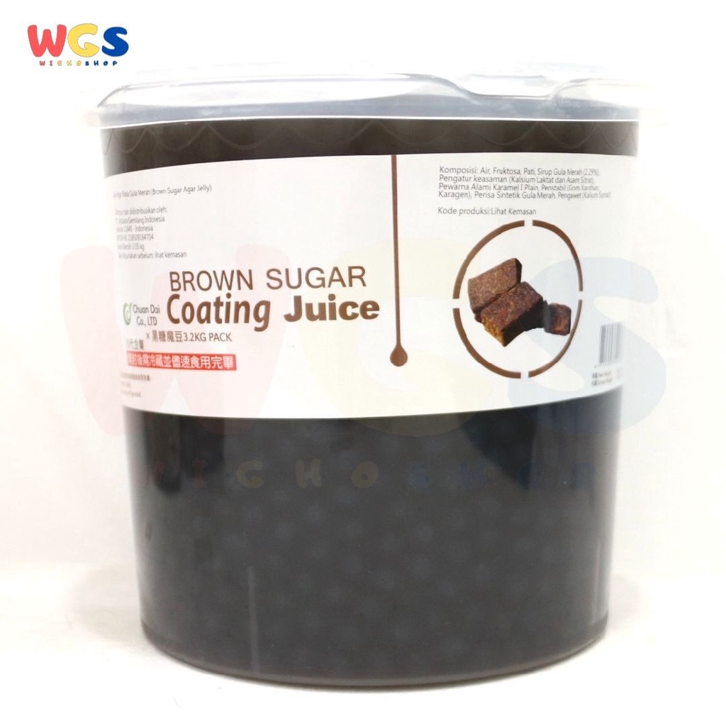 Chuan Dai Popping Boba Brown Sugar Coating Juice 3.2kg