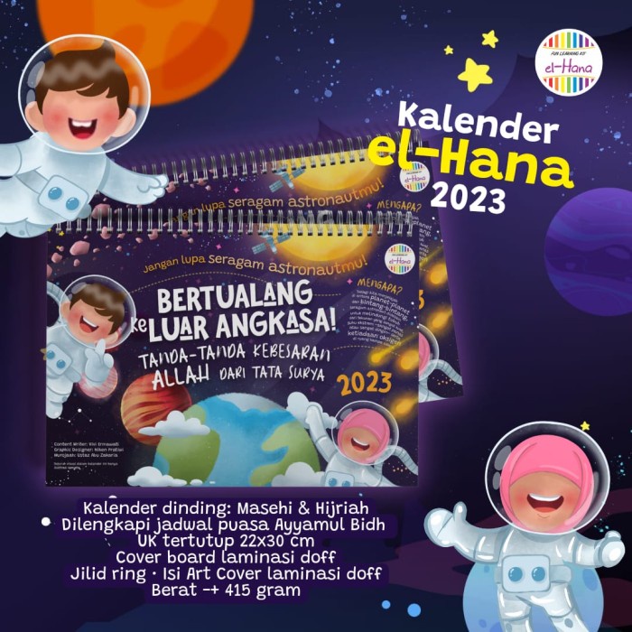 

Terlaris ✨ -KALENDER el-Hana 2023- 2.1.23