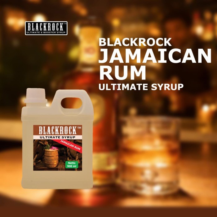 

SIRUP RUM BLACKROCK JAMAICAN RUM ULTIMATE SYRUP 900 ML