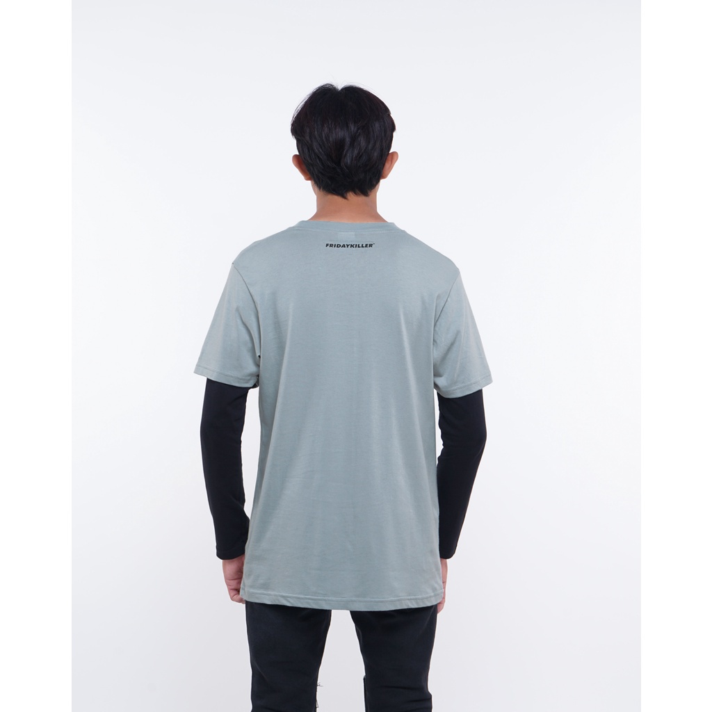 KAOS LENGAN PANJANG FRIDAY KILLER | BEET GREY LONG SLEEVE