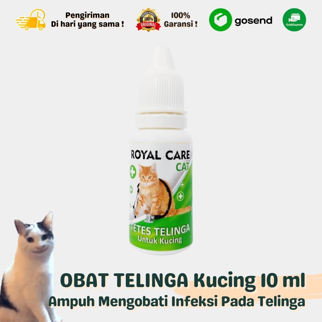 Royal Care Cat Obat Tetes Telinga untuk Kucing  10 ML