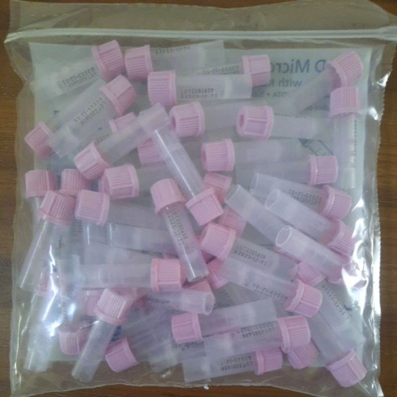 BD MICROTUBE EDTA 0.5ml