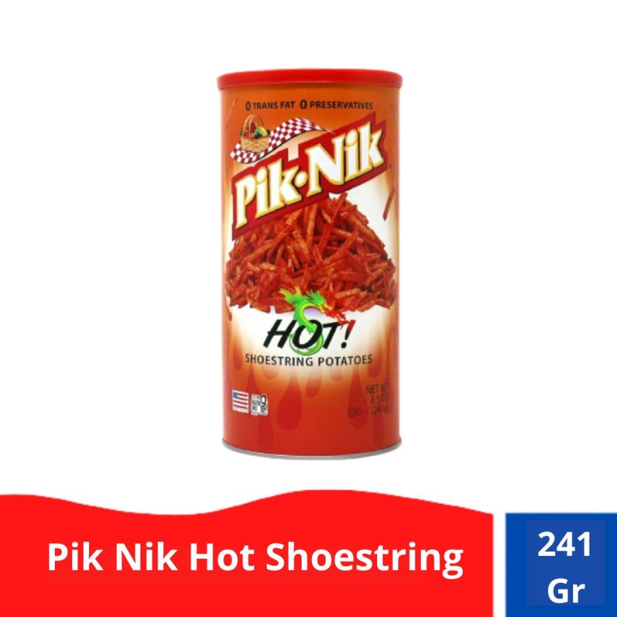 

Pik Nik Hot Shoestrings Fries/ Kentang Goreng 241 gr