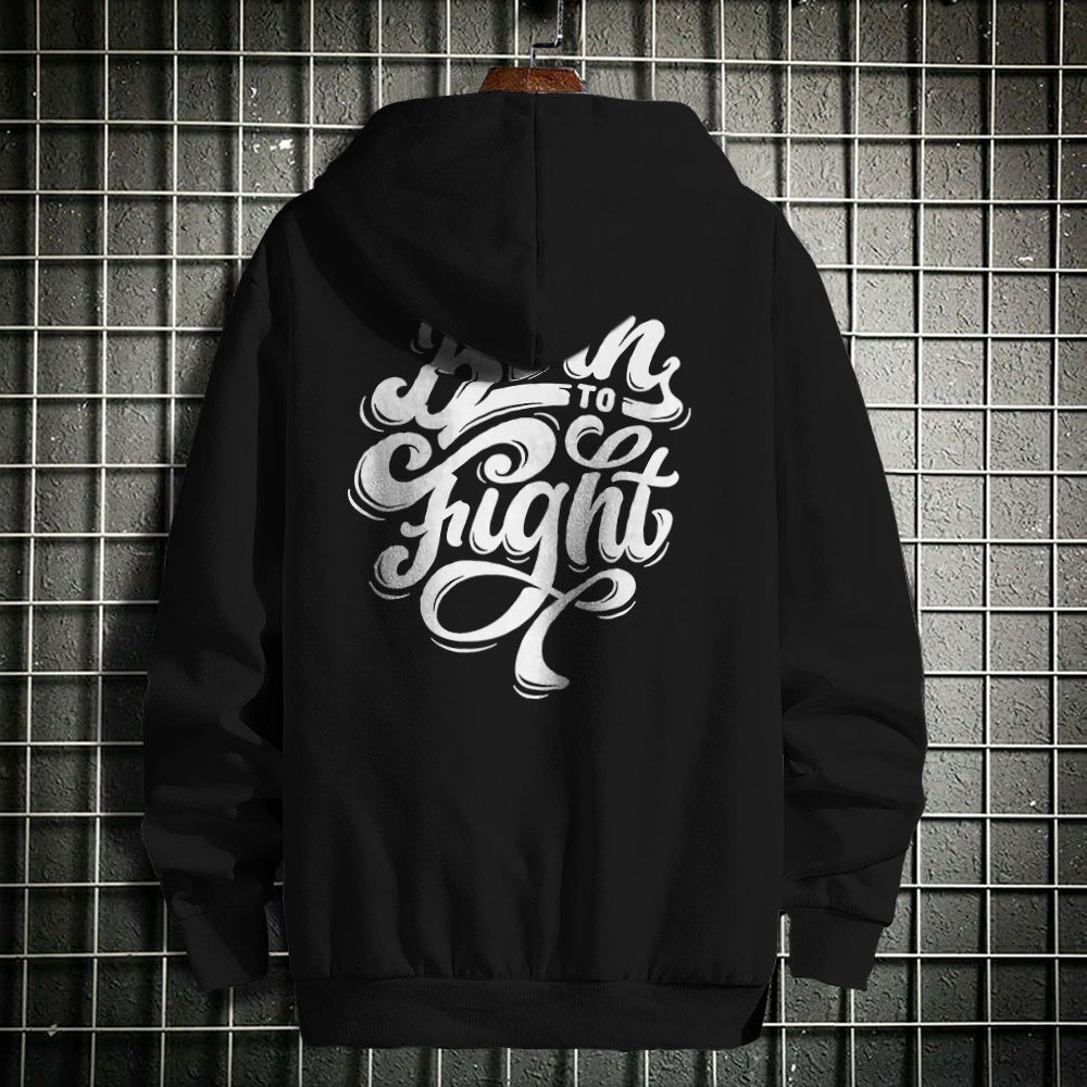 FORTGLASS FIGHT Outerwear Unisex Hoodie Sablon Pria Premium Jaket Pria Jumper Hoodie