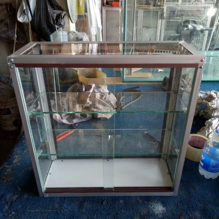 Murah Etalase Aluminium Rokok/Mainan/Makanan