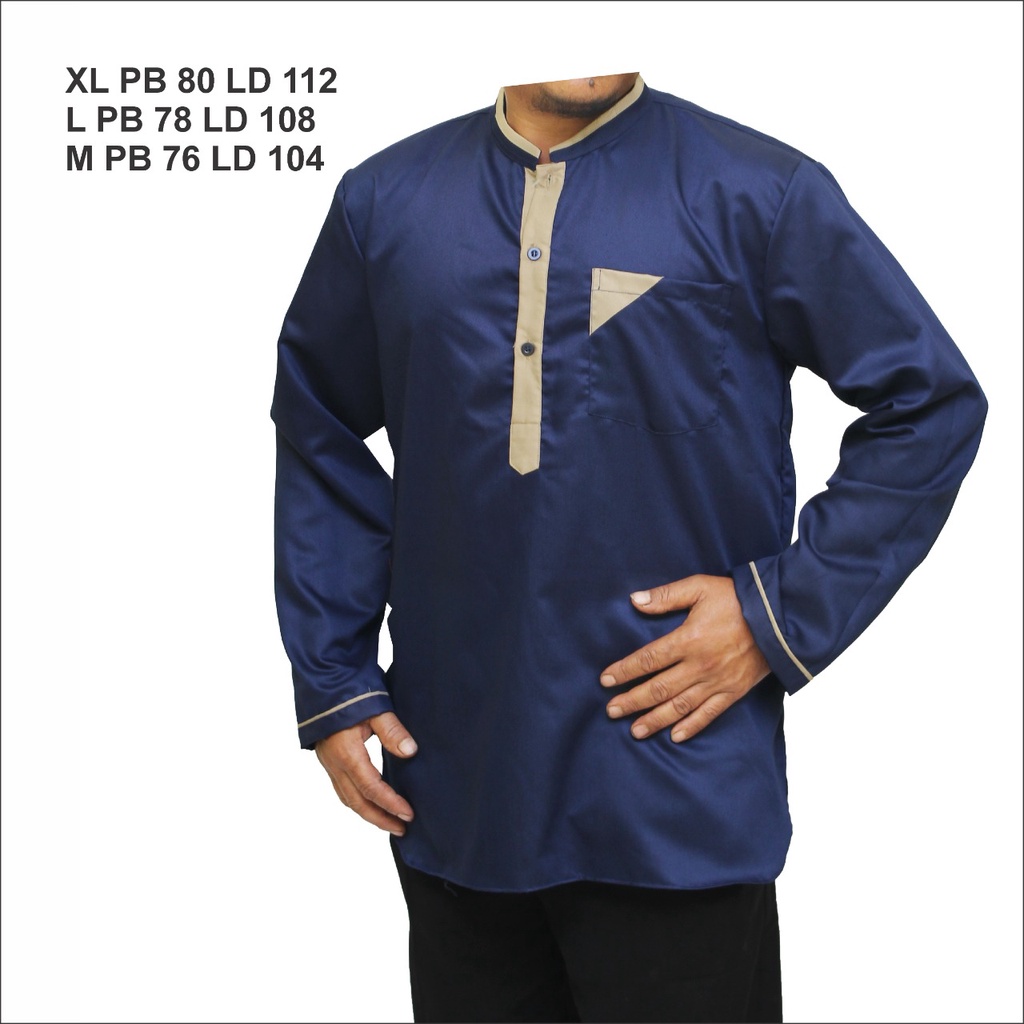 baju koko kurta dewasa katun