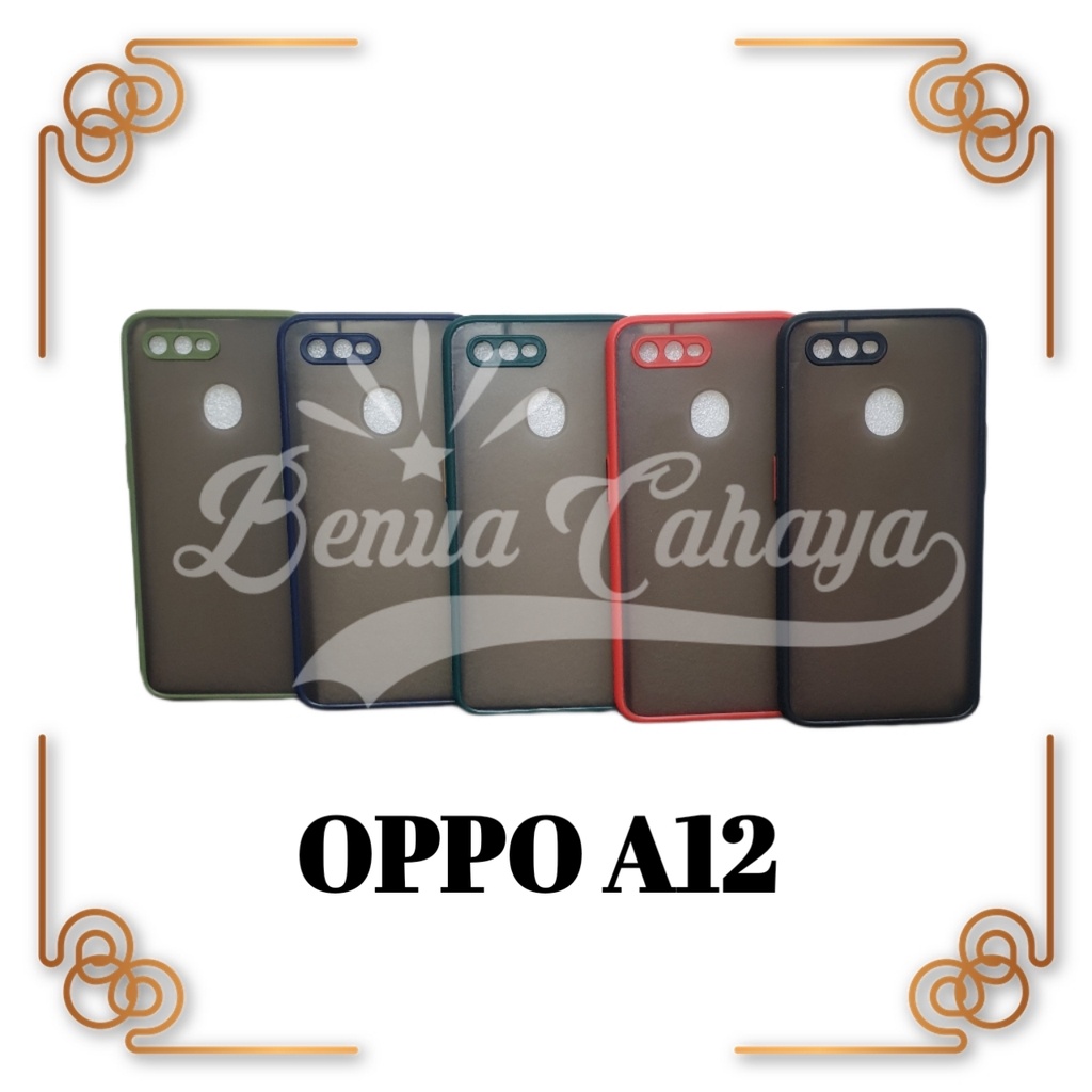 SOFTCASE OPPO A5S / F9 / A11K / A12 - CASE MATTE FULL COLOR OPPO A12 - BENUA CAHAYA