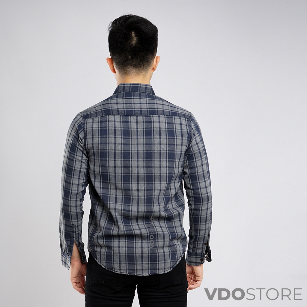 KEMEJA FLANEL PRIA 08B GRAY NAVY - M L XL XXL 3XL - KEMEJA LENGAN PANJANG VDOSTORE DEWASA BAJU FLANNEL TANGAN PANJANG HITAM NAVY ABU MOTIF KEMEJA COWOK MURAH DEWASA SANTAI TEBAL KUALITAS IMPORT BAJU CATUR PANEL FANEL