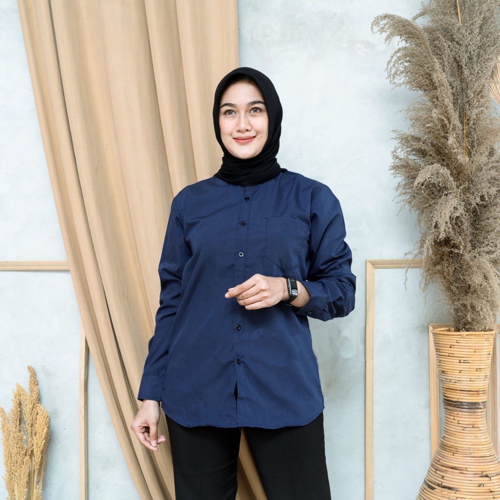 Kemeja Basic jumbo murah XXL LD110