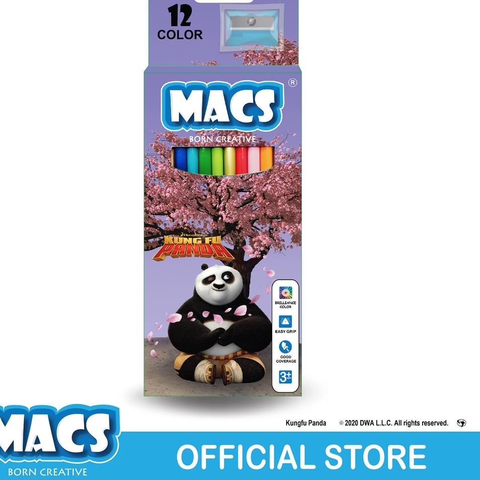 

ナ Macs Pensil Warna Kung Fu Panda 12 color pencils Hot