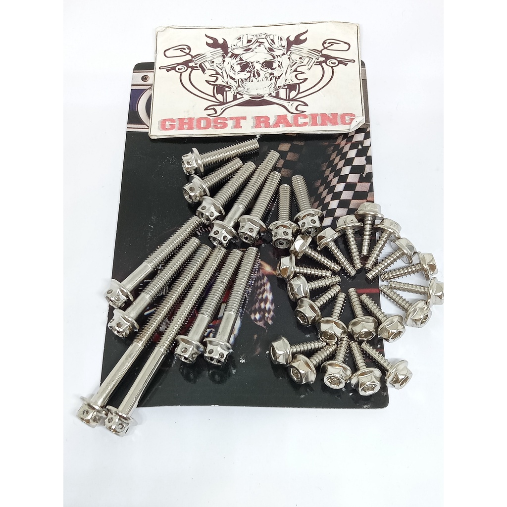 baut probolt cvt Vario 125 150  plus baut body monel L honda