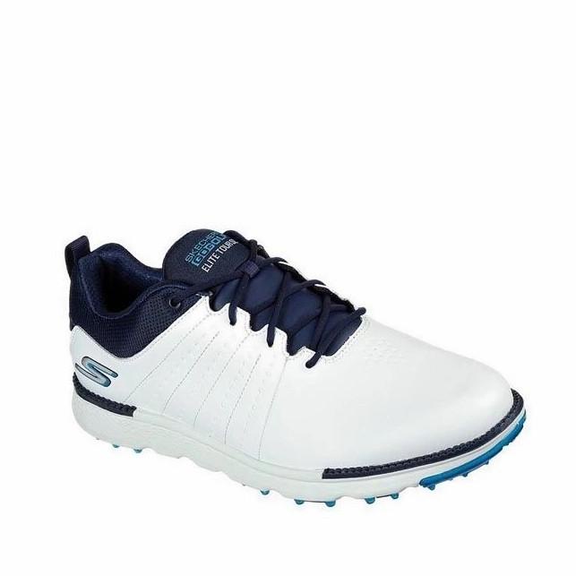 Sepatu Golf Pria Skechers ELITE TOUR SL Men's Golf Shoes - White