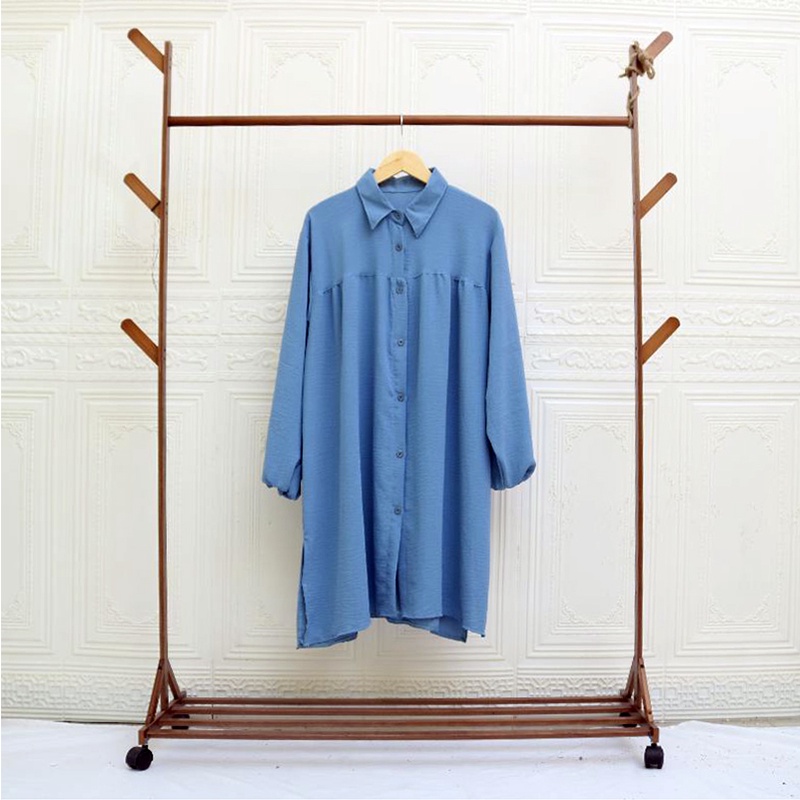 [COD] RRgemilang - Pakaian Tunik Wanita Terkini Bahan Crinkle Dailin Tunik