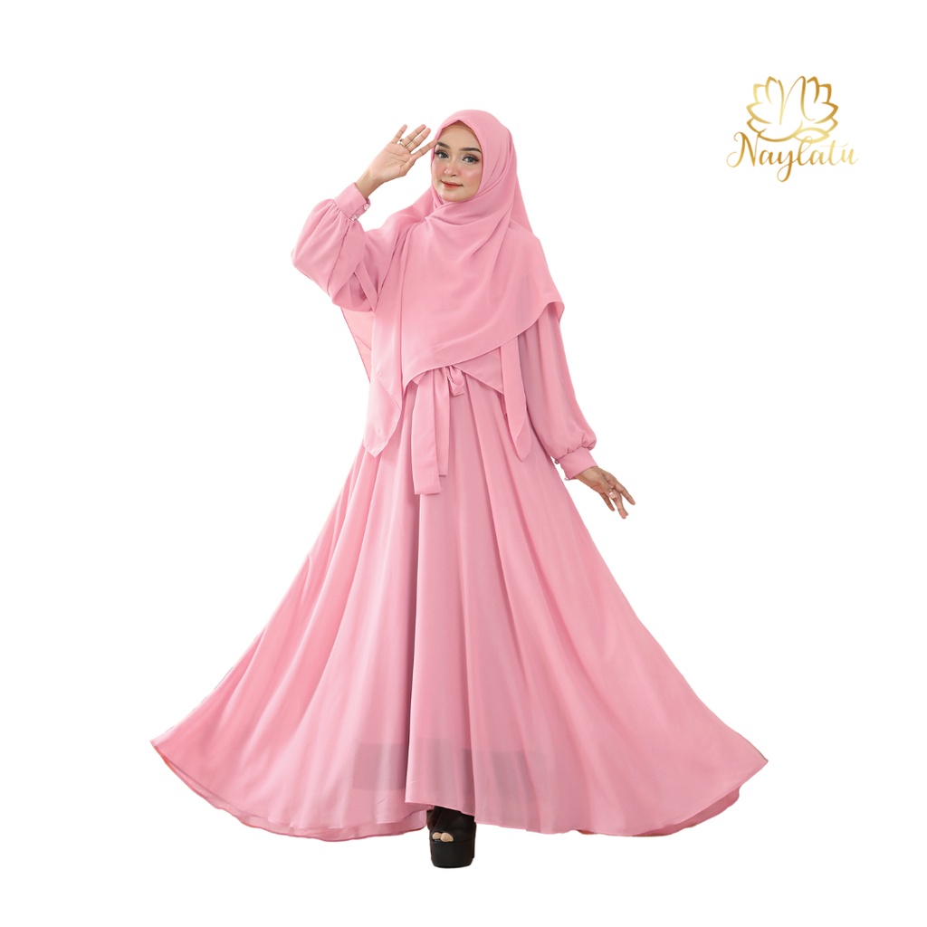 𝐍𝐚𝐲𝐥𝐚𝐭𝐮 - Gamis Ceruty Babydoll Danisha