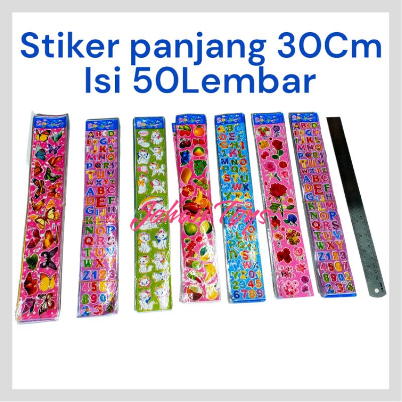 Stiker Karakter isi 50Pcs