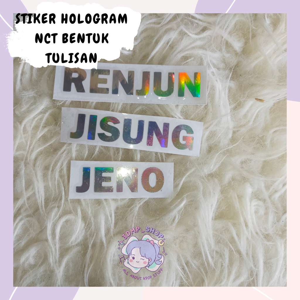 STIKER HOLOGRAM NCT