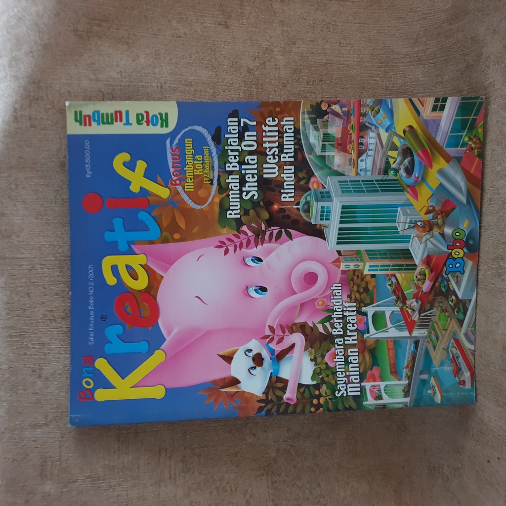 Majalah Bona Kreatif edisi Khusus Bobo No2 tahun 2001