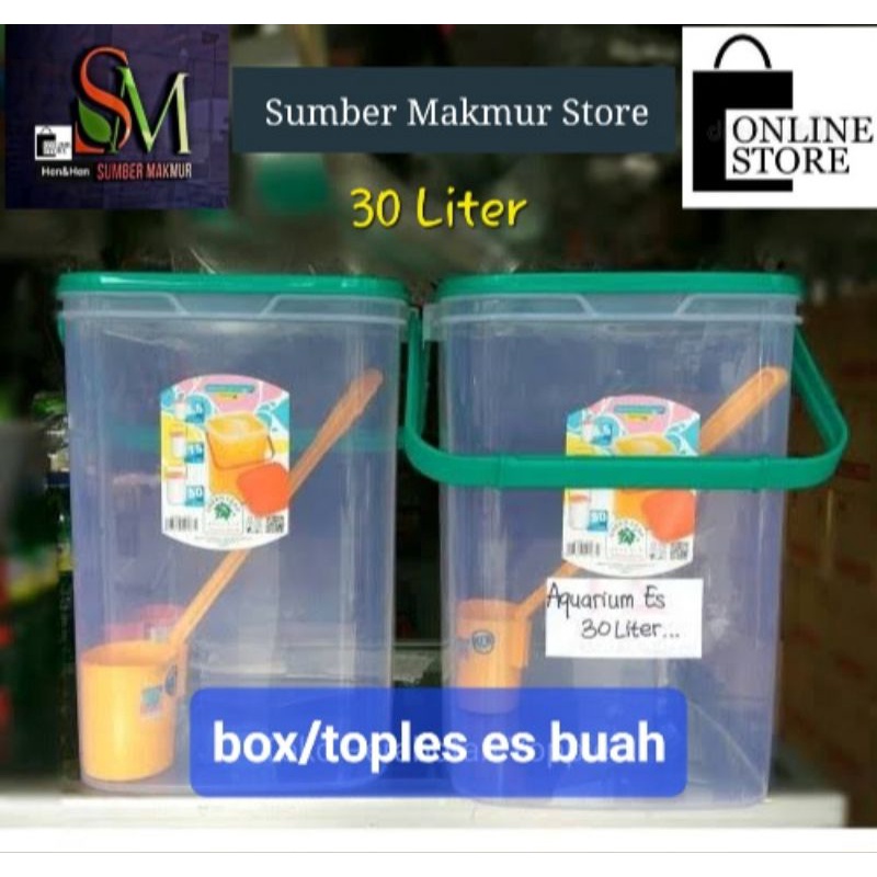 TOPLES/AQUARIUM ES BUAH GENOA 30LITER