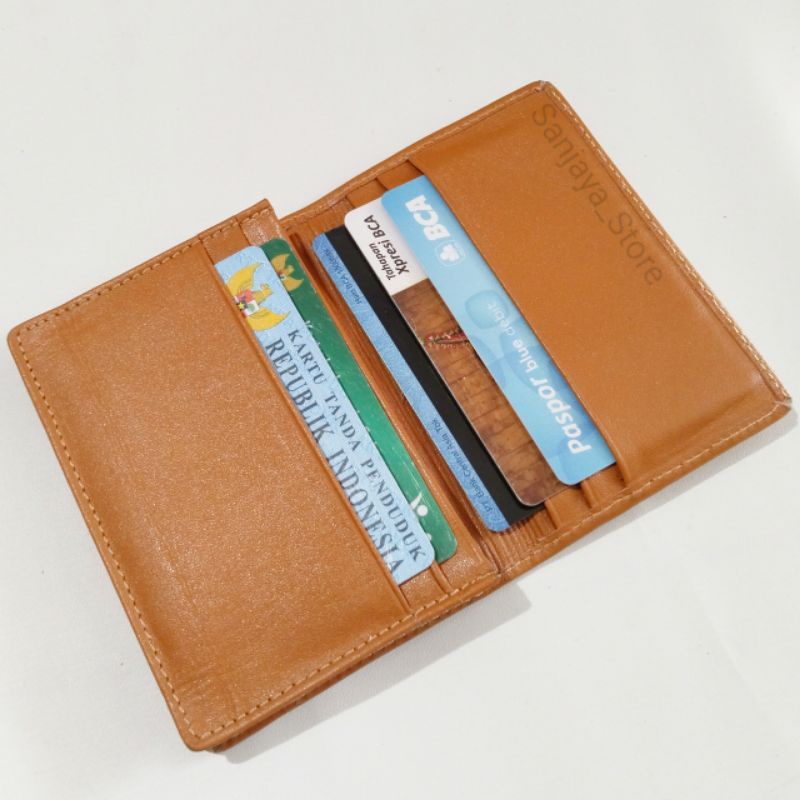 Dompet Kartu Kecil Pria Wanita ORIGINAL Kulit Asli Garut