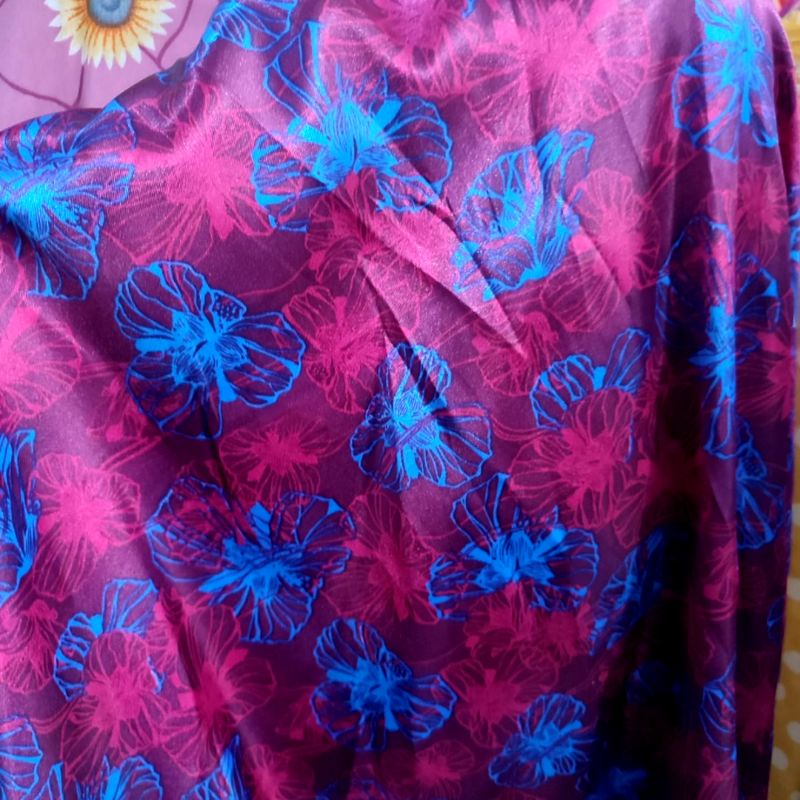 Kain saten silk motif aprt- kain satin silk - kain saten