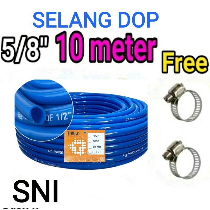 Selang Elastis 5/8" Inch Triliun DOP Selang Air 10 M