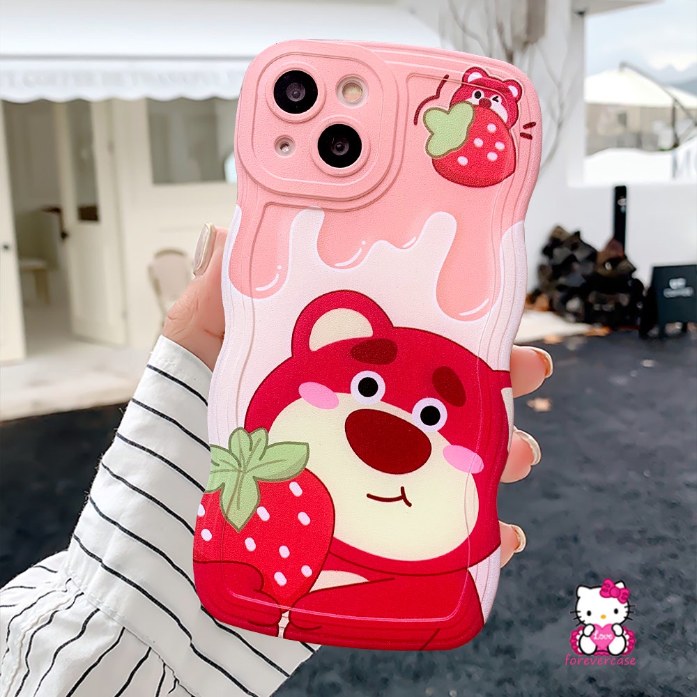 Case Redmi Note11 8 9 10s 9s 11s 10 Pro Max Redmi 9 10C 10 9A A1 A1+9T 10A 9C NFC PO CO M3 X3 NFC Mi 11T Pro Kartun Beruang Strawberry Lucu Manyo Winnie The Pooh Soft Sarung