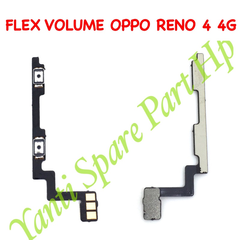 Flexible Volume Oppo Reno 4 4G Original Terlaris New