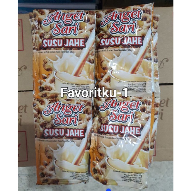 

ANGET SARI Susu Jahe / Wedang Jahe. 1 Renteng Isi 10 Sachet