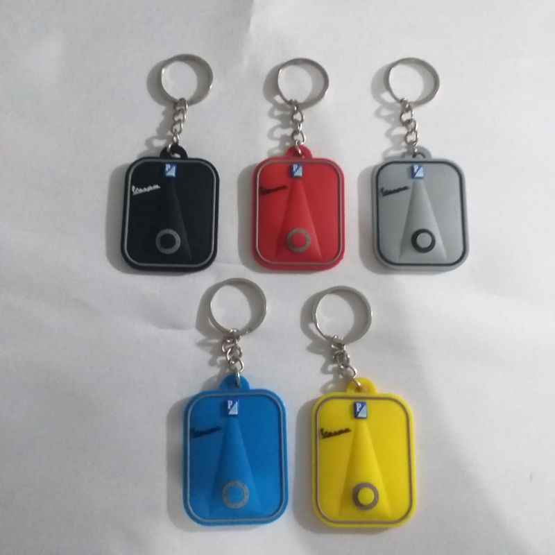 GANTUNGAN KUNCI VESPA SILIKON key chain motor matic piaggio sprint PX