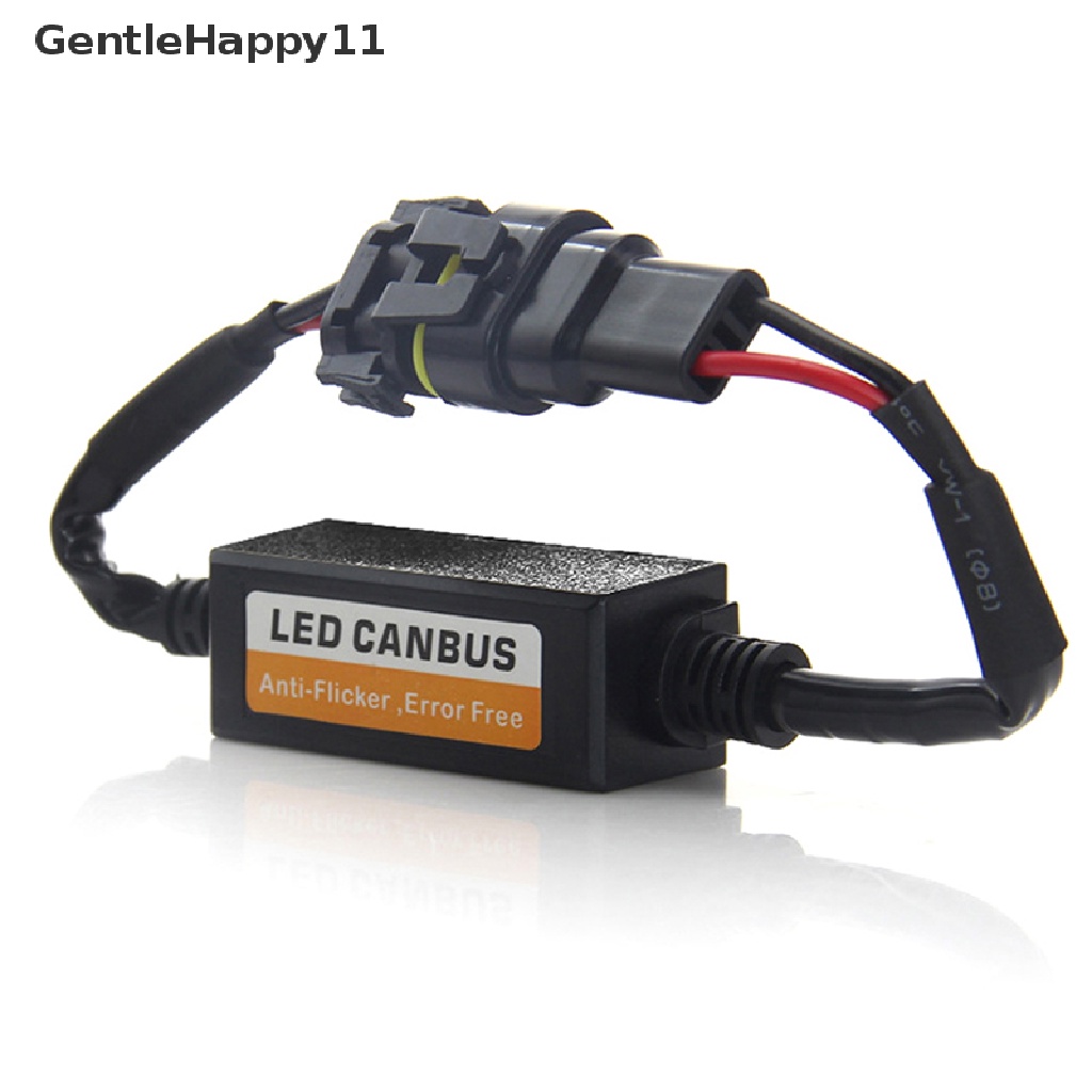 Gentlehappy Lampu Depan Mobil LED Canbus Decoder Error Free Resistor H1 H3 H4 H7 H9 H11 Adapter id