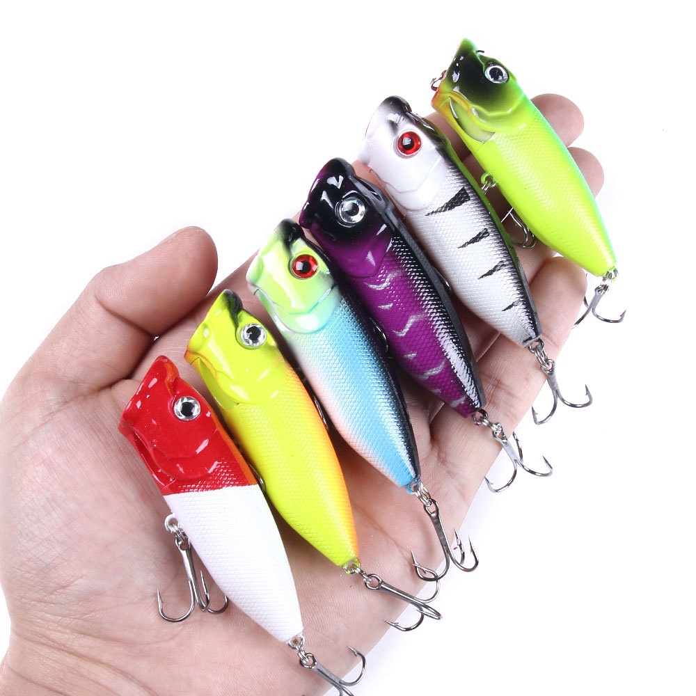 umpan pancing casting ultralight murah fishing lure Popper 6,5 cm 11,8 gram mancing popping