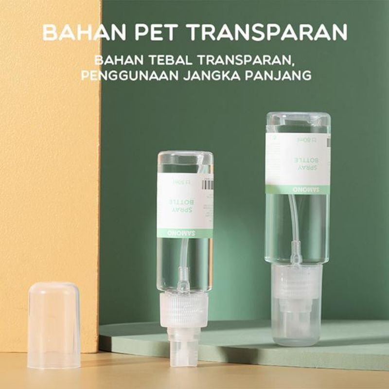 samono STB03 Botol spray Transparan 50 ml Botol anti bocor