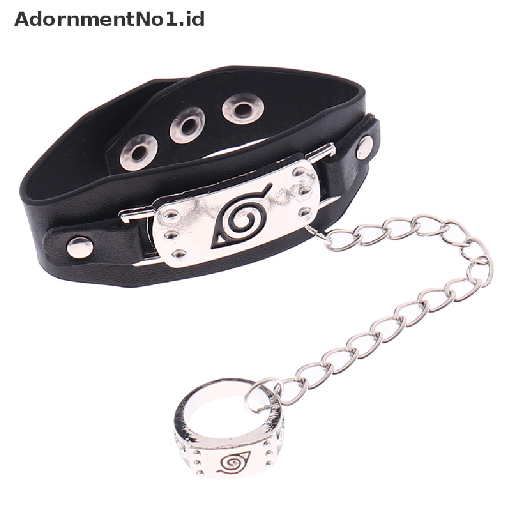 [AdornmentNo1] Naruto Kostum Cosplay Aksesoris Naruto Gelang Jari Cincin Anime Props Hadiah [ID]