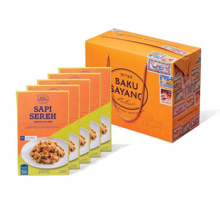 

BAKU SAYANG Sapi Sereh (5) - Siap Makan/Siap Saji/Ready to Eat BPOM RI