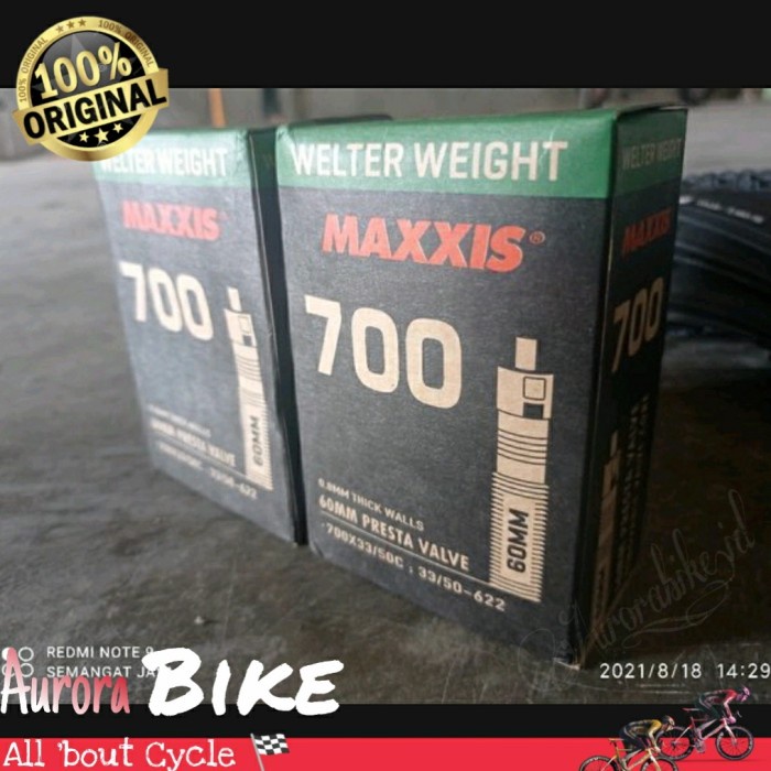MAXXIS BAN DALAM GRAVEL 700X45C PRESTA 60MM POLYGON HEIST X5 700X48C ORIGINAL