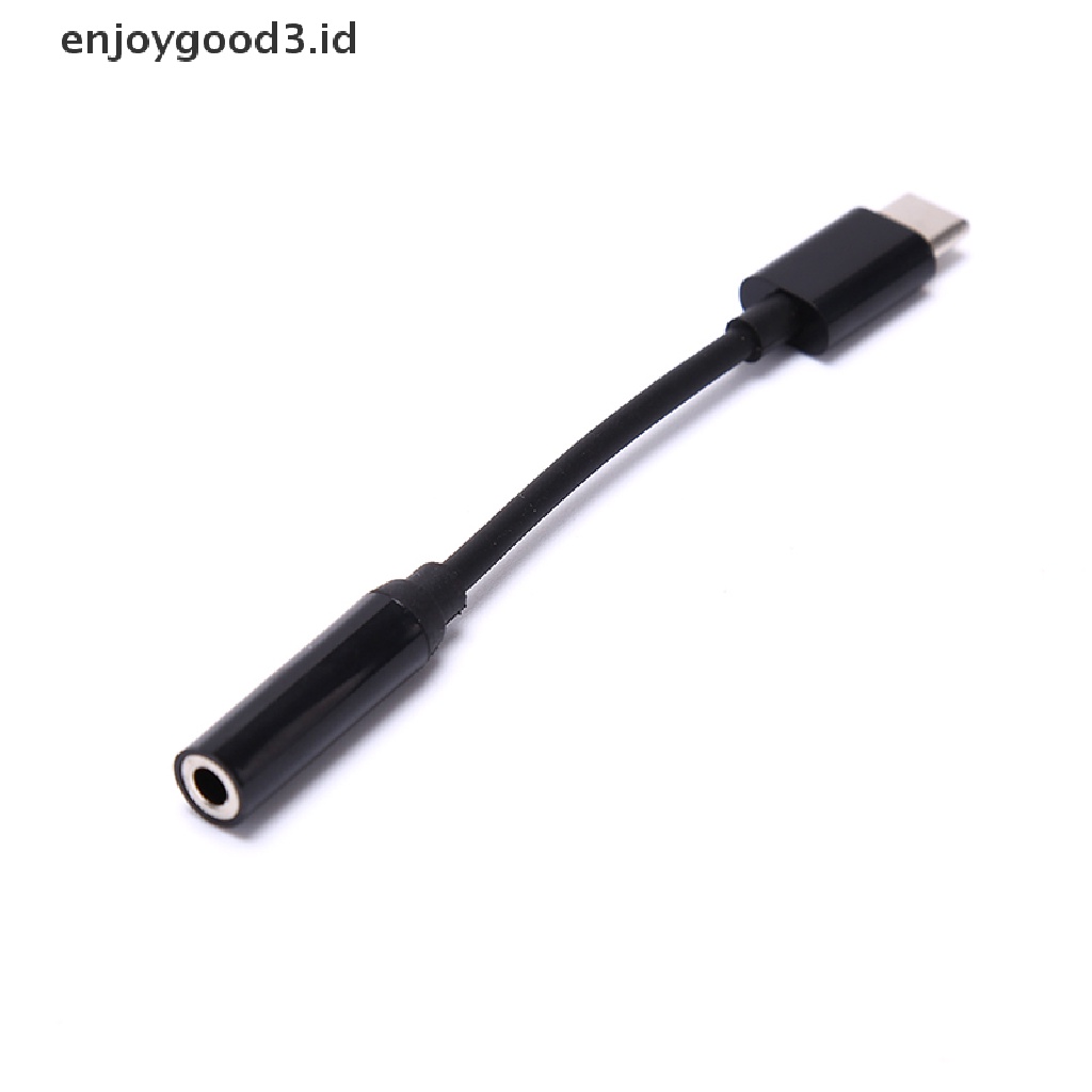 [Rready Stock] Adaptor Kabel Earphone Tipe-C Ke 3.5mm Tipe C Male To 3.5 AUX Audio Female Jack (ID)