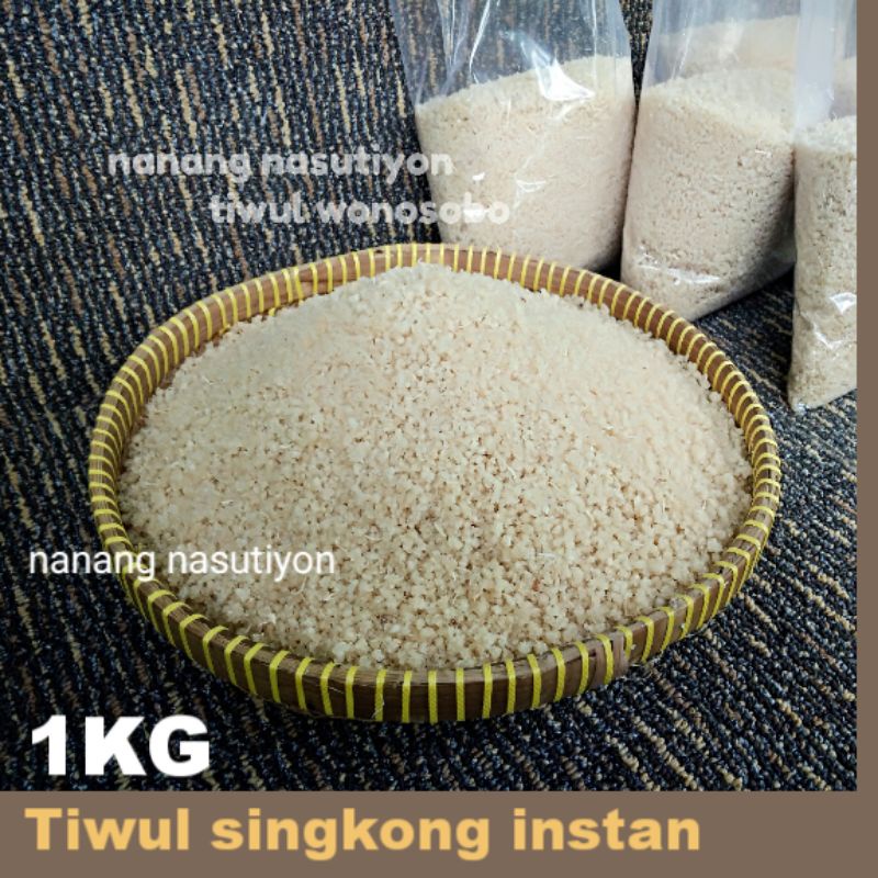 

BERAS OYEK TIWUL SINGKONG INSTAN WONOSOBO ORIGINAL NETTO 1KG