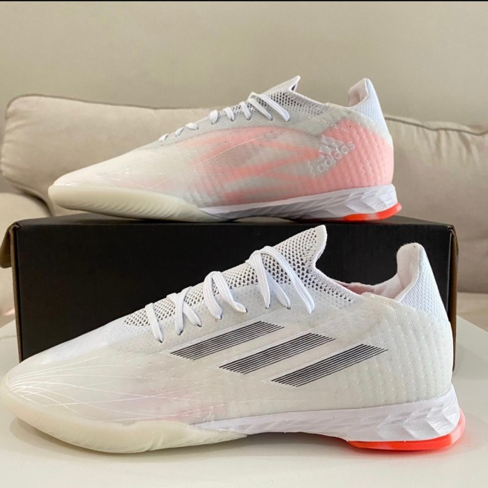 SEPATU FUTSAL ADIDAS X SPEEDFLOW 1 WHITE SPARK IC