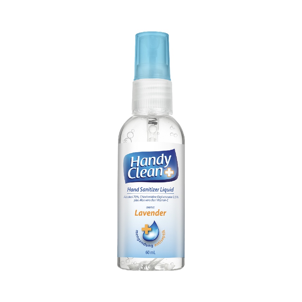 Handy Clean Hand Sanitizer 3 Botol @ 60 ml x Skin Nutrient Sheet Mask