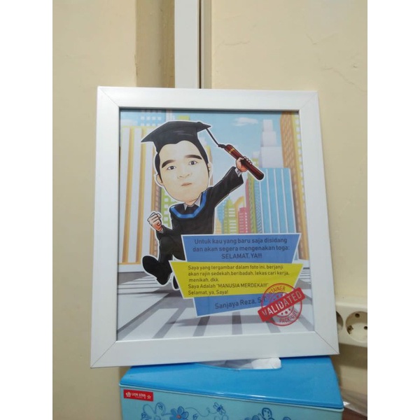 FRAME PUTIH MINIMALIS/ BINGKAI FOTO WARNA PUTIH POLOS