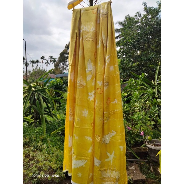 Ecoprint katun sutra