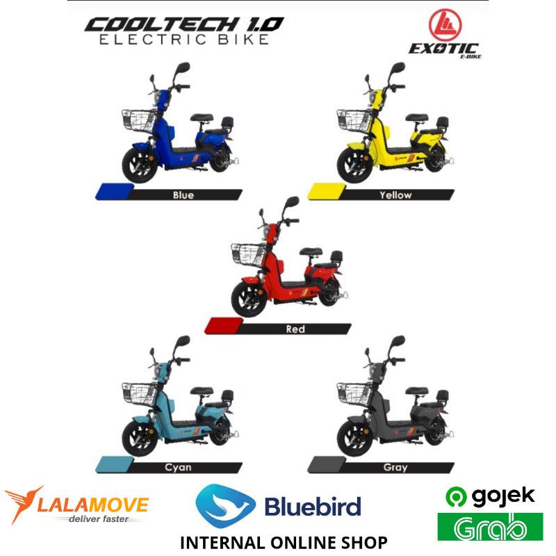 Sepeda Listrik Exotic Cooltech 1.0 Garansi Resmi