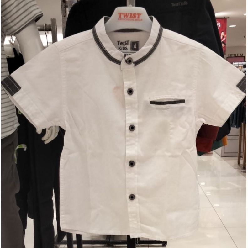 kemeja koko anak twist kids original (8warna)