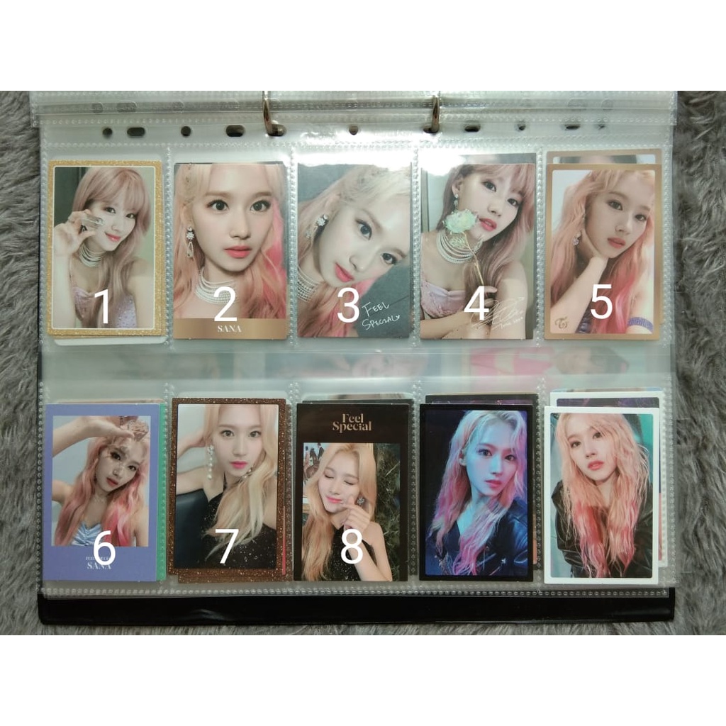 TWICE SANA FEEL SPECIAL ALBUM PHOTOCARD